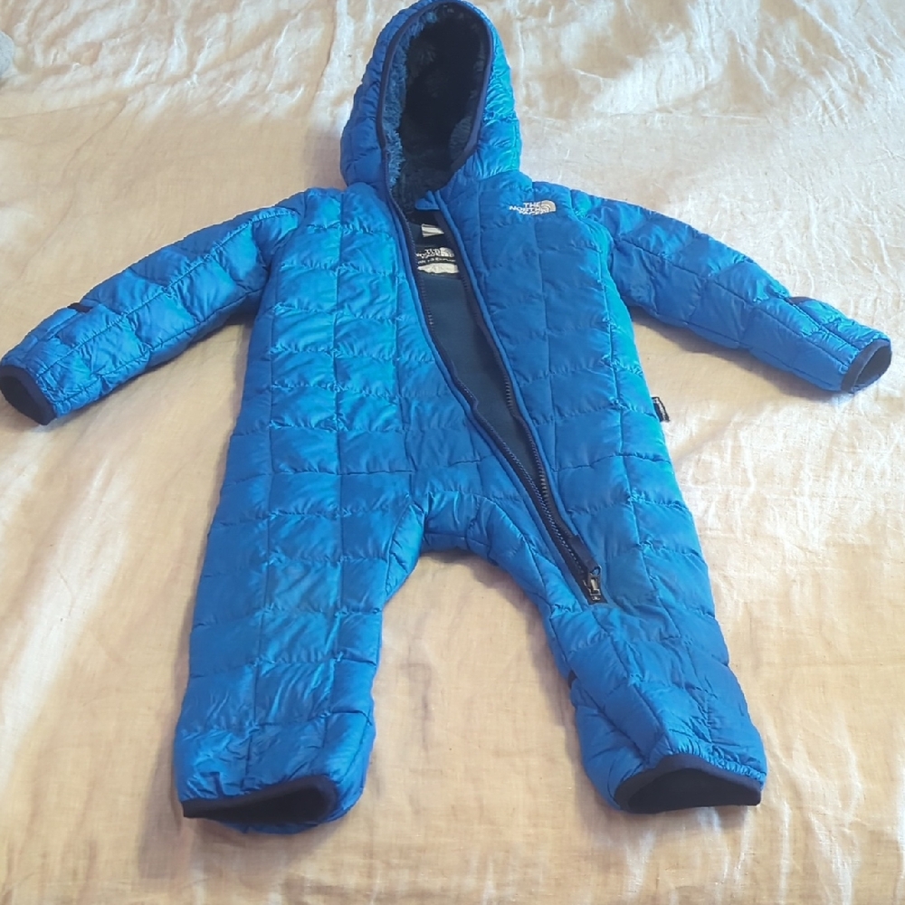 The North Face Thermoball Toddler Snowsuit, Bright Blue, Size 12-18 Months